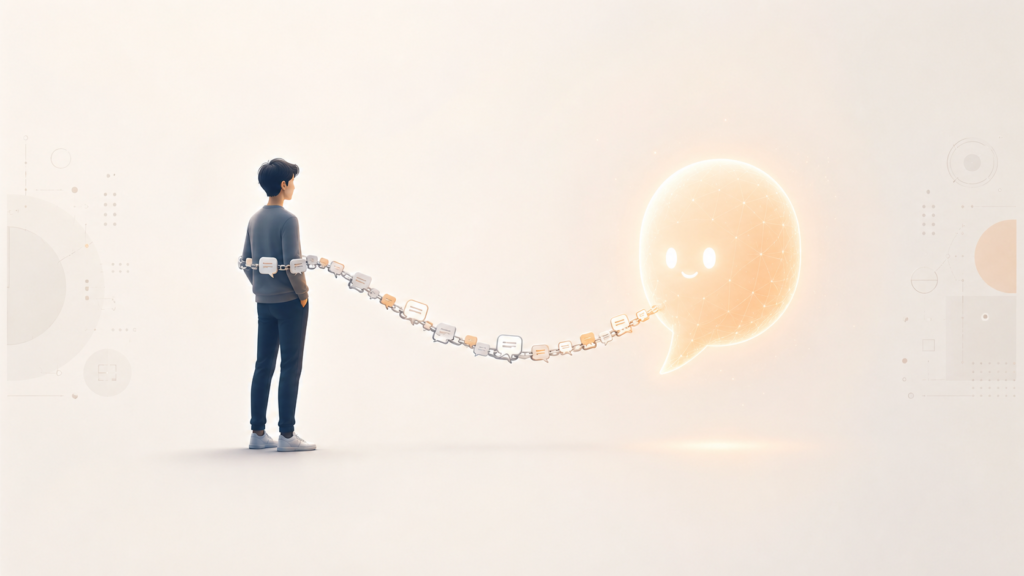 Illustrazione editoriale concettuale in stile infografica pulita formato 16 orizzontale sfondo chiaro e neutro con un